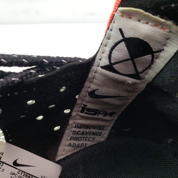 Nike React ISPA Mens Size 13 Ghost Aqua Grey Black Orange Running Sneaker Shoes - Picture 12 of 14